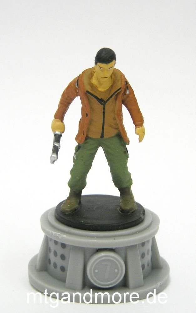 District 7 Male HeroClix The Hunger Games Tribute Black Orange 