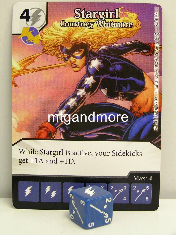 #067 Stargirl Courtney Whitmore Justice League Dice Masters 