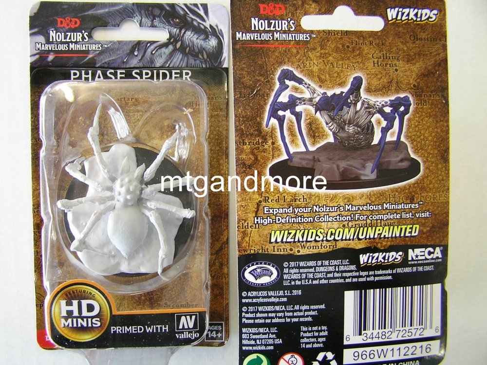 Phase Spider D&d Nolzur's Marvelous Miniatures WizKids Wzk72572 for sale online 