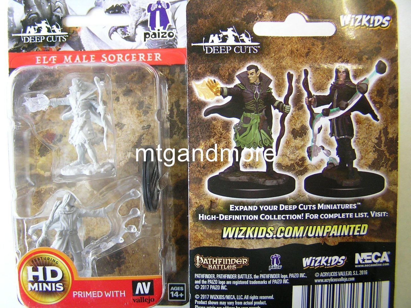 WizKids Deep Cuts Unpainted Miniatures Elf Female Sorcerer Wzk72606 for sale online 