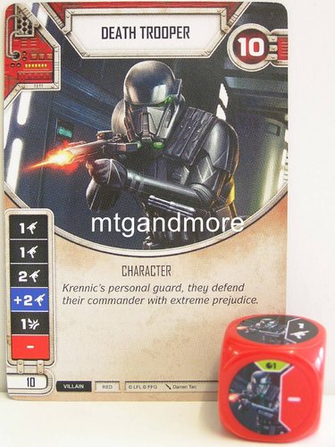 #001 Death Trooper + Dice - red