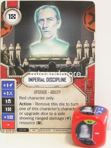 #006 Imperial Discipline + Dice - red