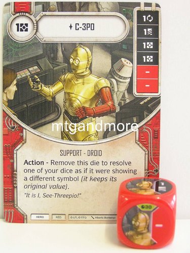 #030 C-3PO + Dice - red