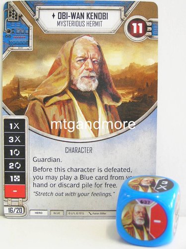 #037 Obi-Wan Kenobi + Dice - blue