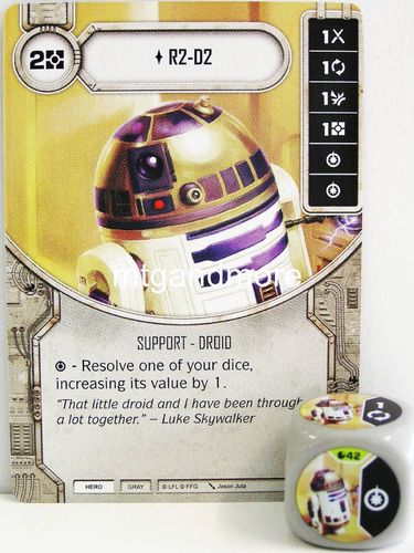 #042 R2-D2 + Dice - grey