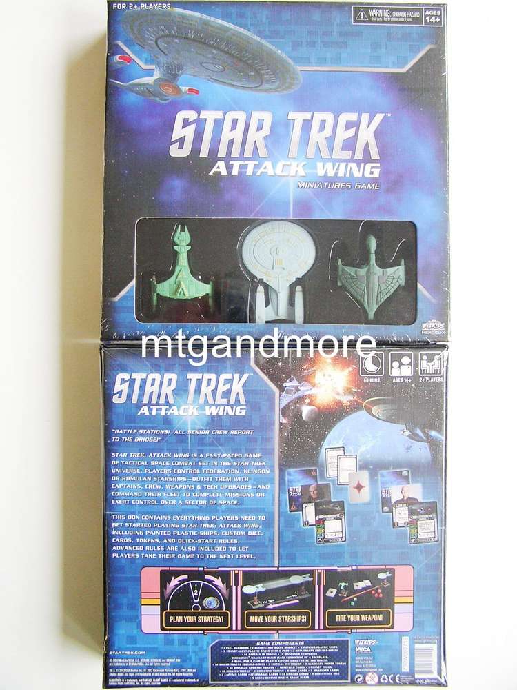 Star Trek Attack Wing op amélioré boucliers cartes
