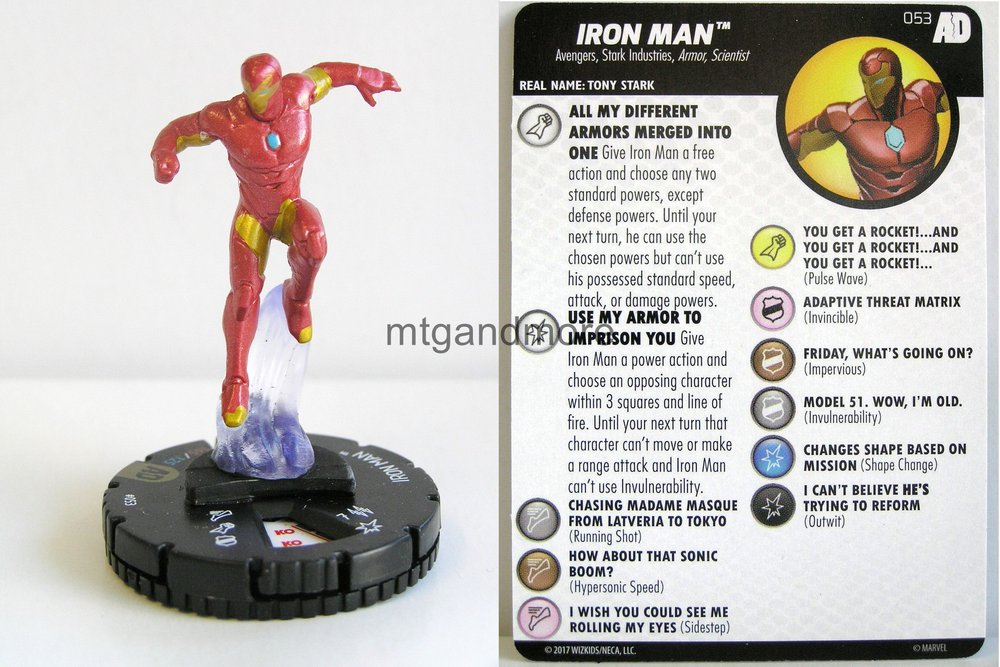 Details about   Iron Man 3 Avengers HeroClix Counter Display With 24 Factory New Factory Sealed 