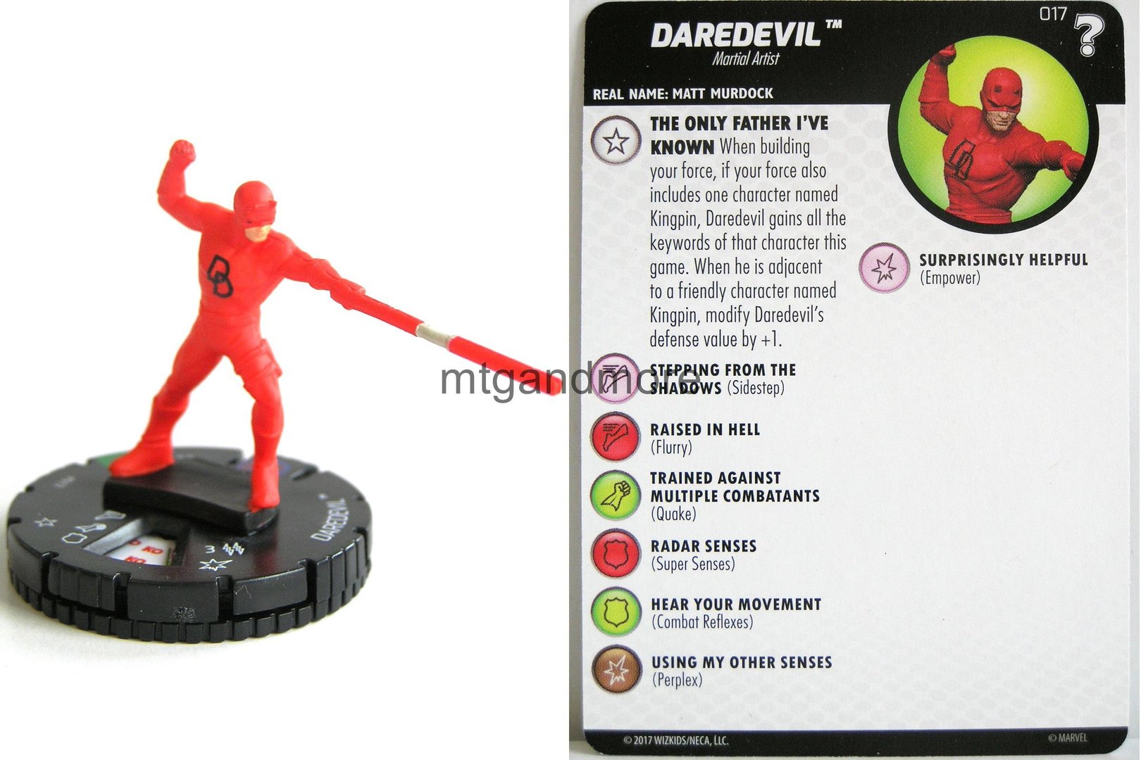 Marvel Heroclix 15th Anniversary What If 034 TV's Daredevil 