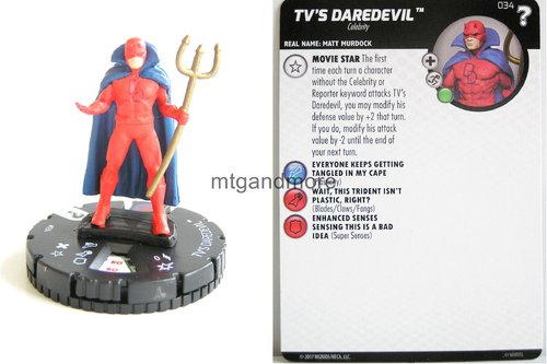 Heroclix - #034 TV´s Daredevil - 15th Anniversary What If…