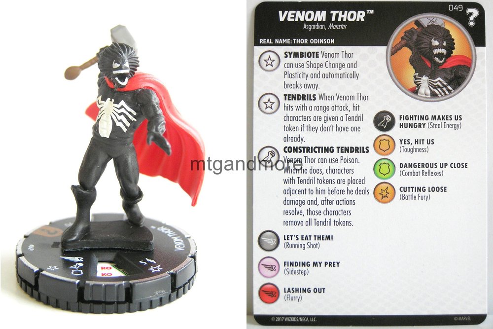 HEROCLIX Hammer of Thor #38 Venom 
