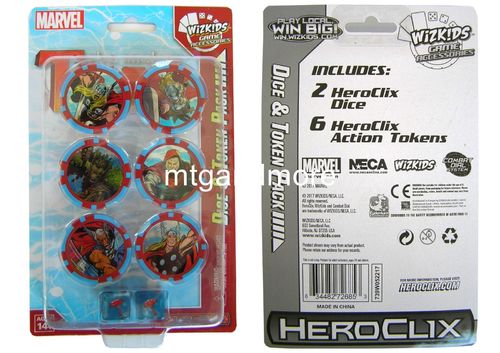 Heroclix The Mighty Thor Dice & Token Pack
