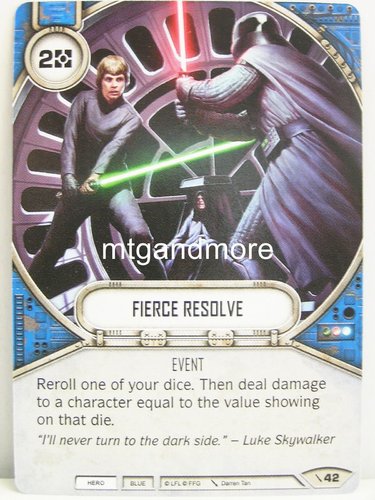 Star Wars Destiny - #042 Fierce Resolve - Force Friday Starter