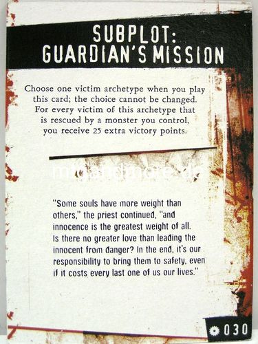 HorrorClix - #30 Subplot: Guardian's mission - Karte - Base Set