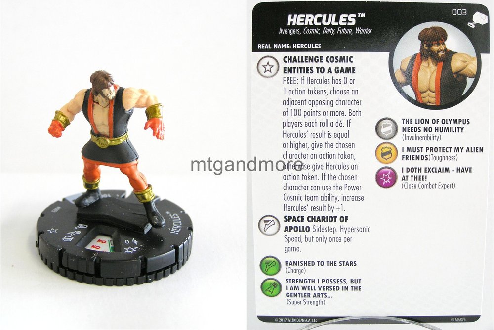 HERCULES 003 The Mighty Thor Marvel Heroclix