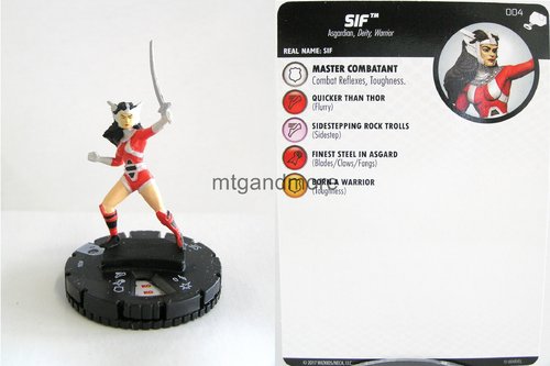 Heroclix - #004 Sif - The Mighty Thor