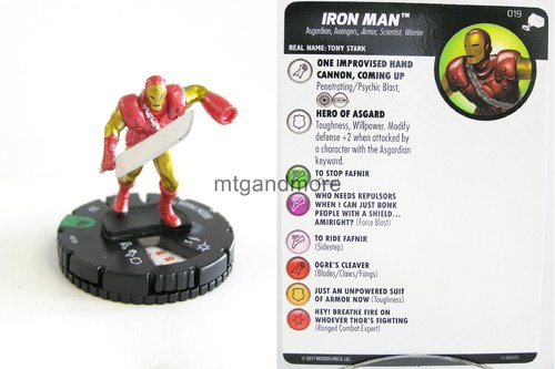 Heroclix - #019 Iron Man - The Mighty Thor