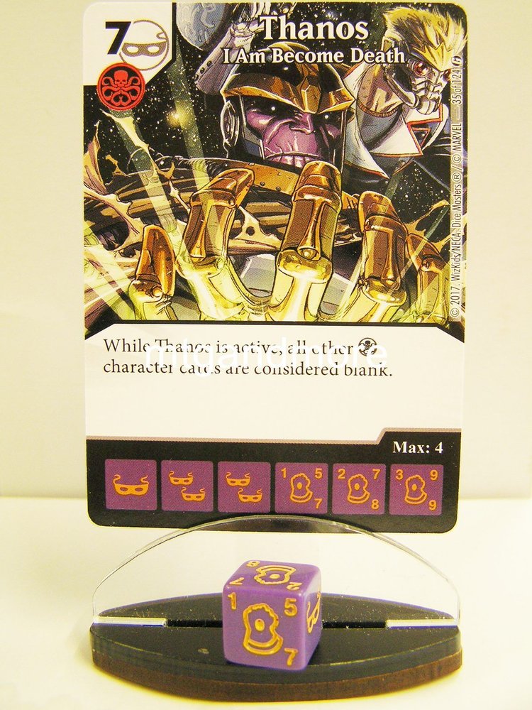 Marvel Dice Masters Thanos Courting Death #68 Age of Ultron 