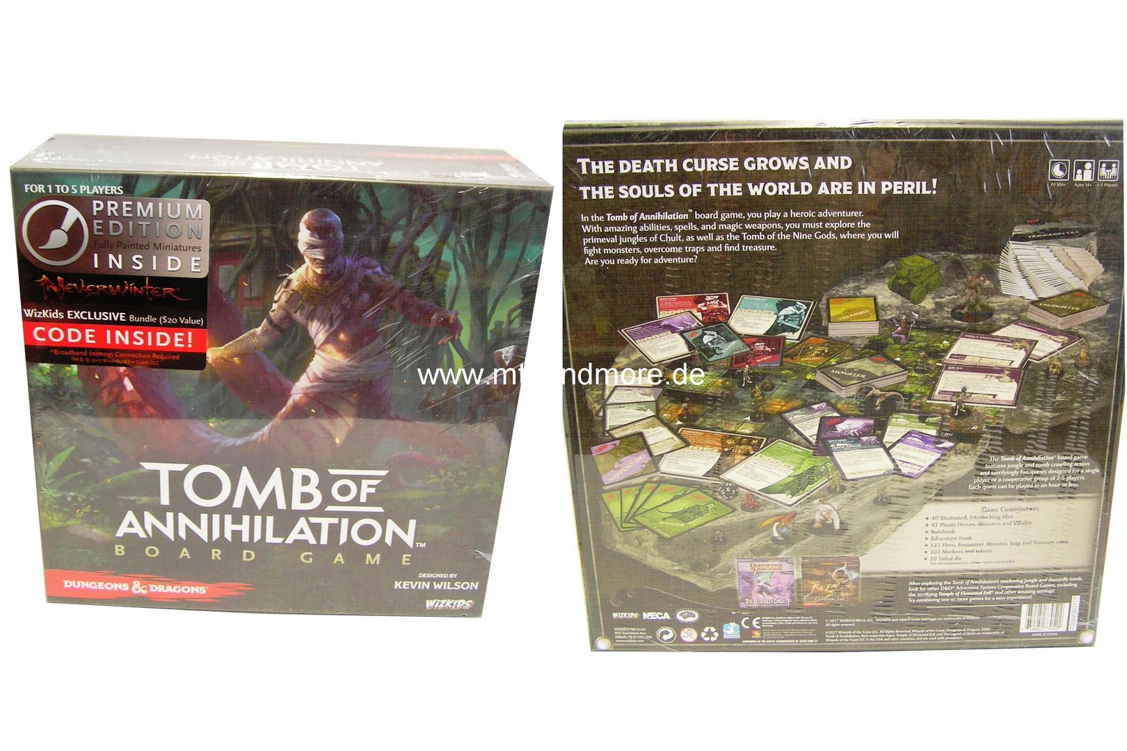 Dungeons&Dragons Tomb of Annihilation Board Game Premium Edition