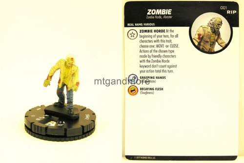 ZOMBIE ABRAHAM LINCOLN 008 Undead HeroClix 