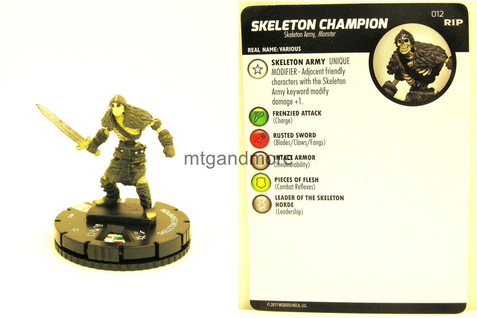 ZOMBIE ABRAHAM LINCOLN 008 Undead HeroClix 