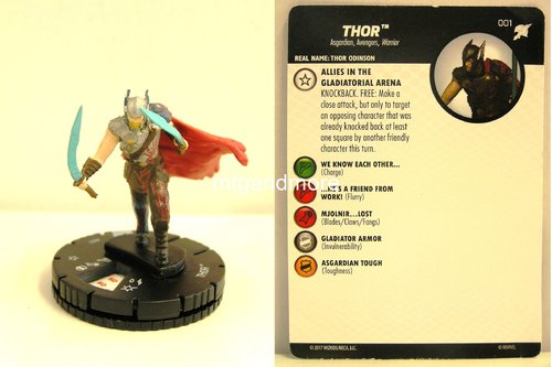 Heroclix - #001 Thor - Thor Ragnarok Movie Set
