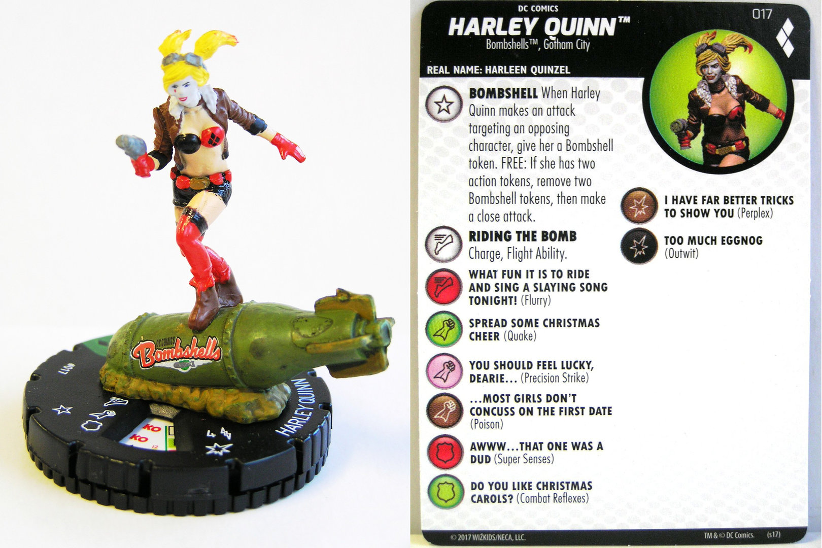 HARLEY QUINN FF003 Batman and His Greatest Foes Joker's Wild HeroClix Fast Force