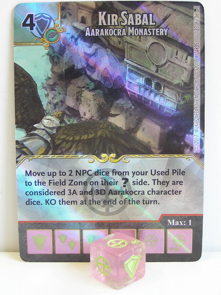 D&D Tomb of Annihilation 1x #053 Aasimar Paladin Greater Harper Dice Masters 