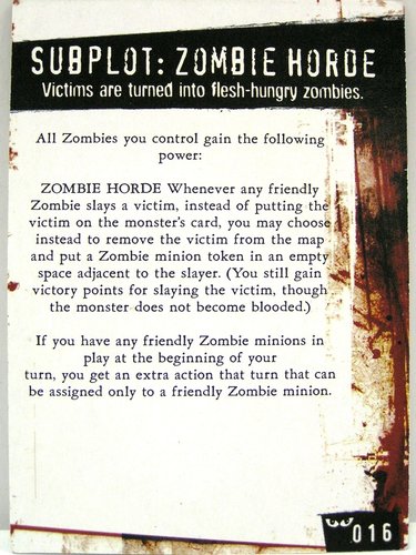 HorrorClix - #16 Subplot: Zombie Horde - Nightmares