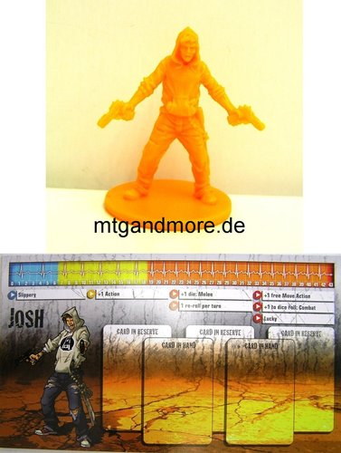 Zombicide - Survivor Josh + Identity Card - Base Set