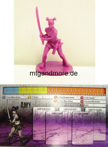 Zombicide - Survivor Amy + Identity Card - Base Set