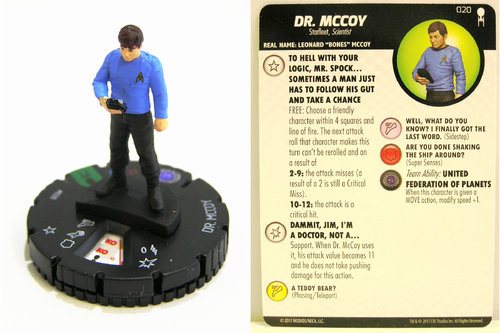 Heroclix - #020 Dr. McCoy - Star Trek Away Team The Original Series