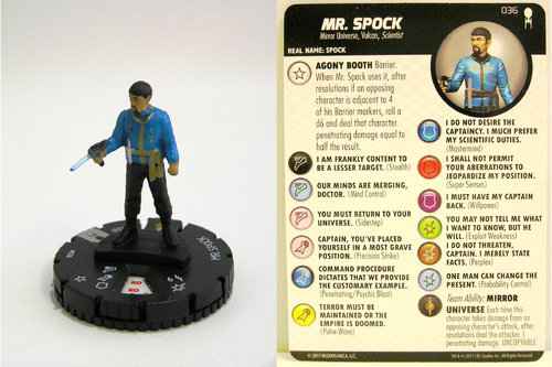 Heroclix - #036 Mr. Spock - Star Trek Away Team The Original Series