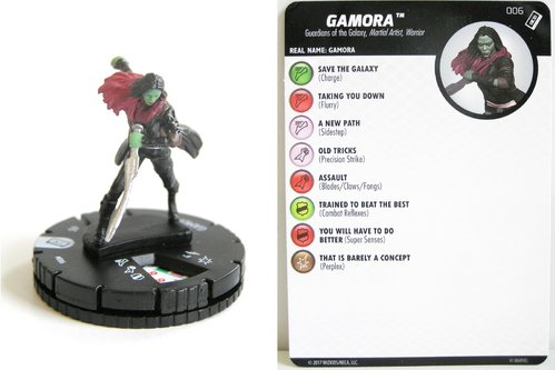 Heroclix - #006 Gamora - Guardians of the Galaxy Vol. 2