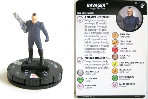 Heroclix - #007 Ravager - Guardians of the Galaxy Vol. 2