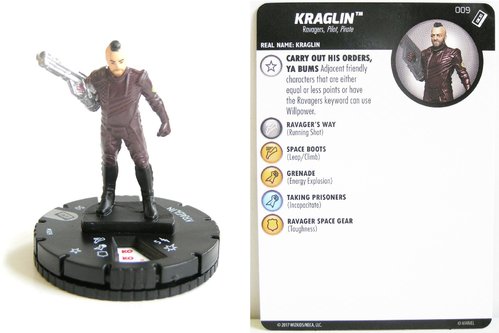 Heroclix - #009 Kraglin - Guardians of the Galaxy Vol. 2