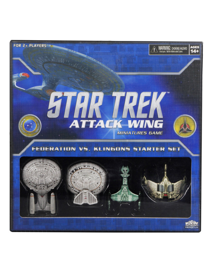 WZK72944 Star Trek Attack Wing Federation vs Klingons Starter Set