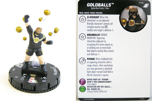 Heroclix - #046 Goldballs - X-Men Xavier's School