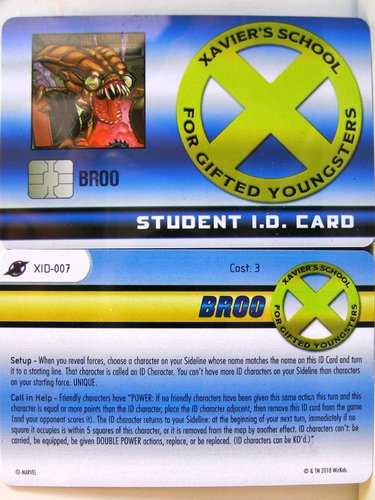 Heroclix - #XID-007 Broo - X-Men Xavier's School