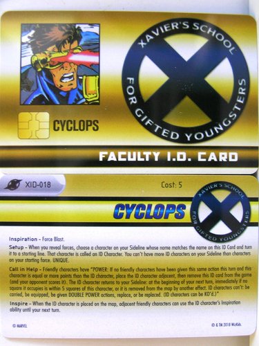 Heroclix - #XID-018 Cyclops- X-Men Xavier's School