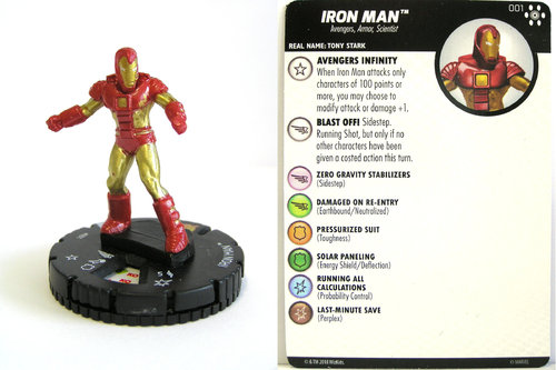 Heroclix - #001 Iron Man - Avengers Infinity