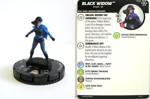 Heroclix - #003 Black Widow - Avengers Infinity
