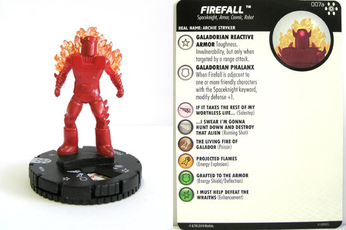 Heroclix - #007a Firefall - Avengers Infinity