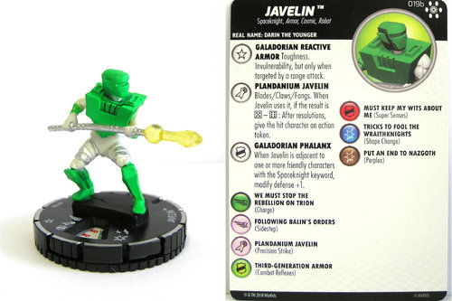 Heroclix - #019b Javelin - Avengers Infinity