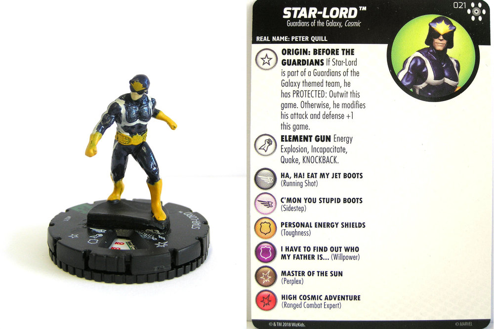 Marvel Heroclix Avengers Infinity 021 Star-Lord
