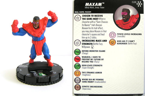 Heroclix - #028 Maxam - Avengers Infinity