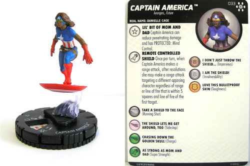Heroclix - #033 Captain America - Avengers Infinity