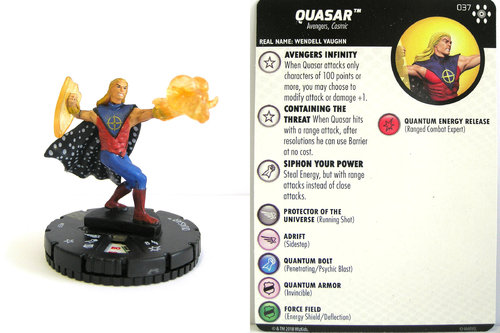 Heroclix - #037 Quasar - Avengers Infinity