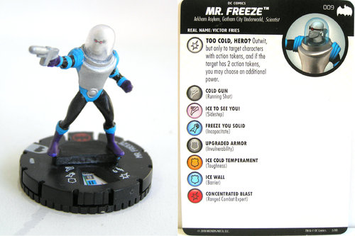 Heroclix - #009 Mr. Freeze - DC Batman the Animated Series