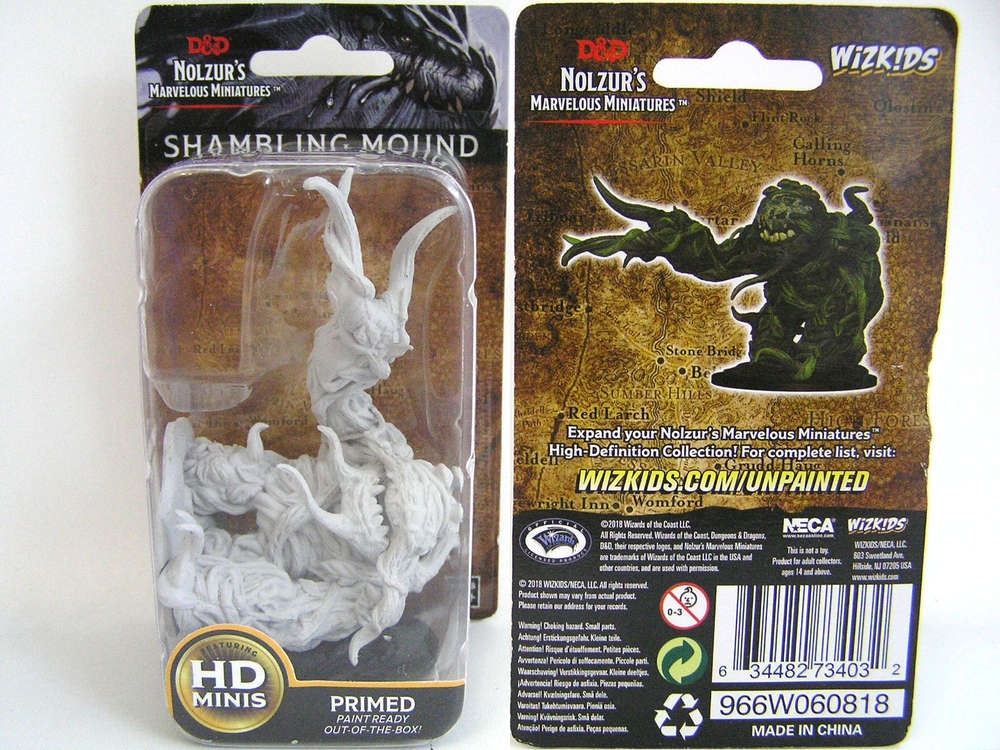Shambling Mound Wizkids WZK73403 Dungeons /& Dragons Nolzur`s Marvelous Unpainted Miniatures