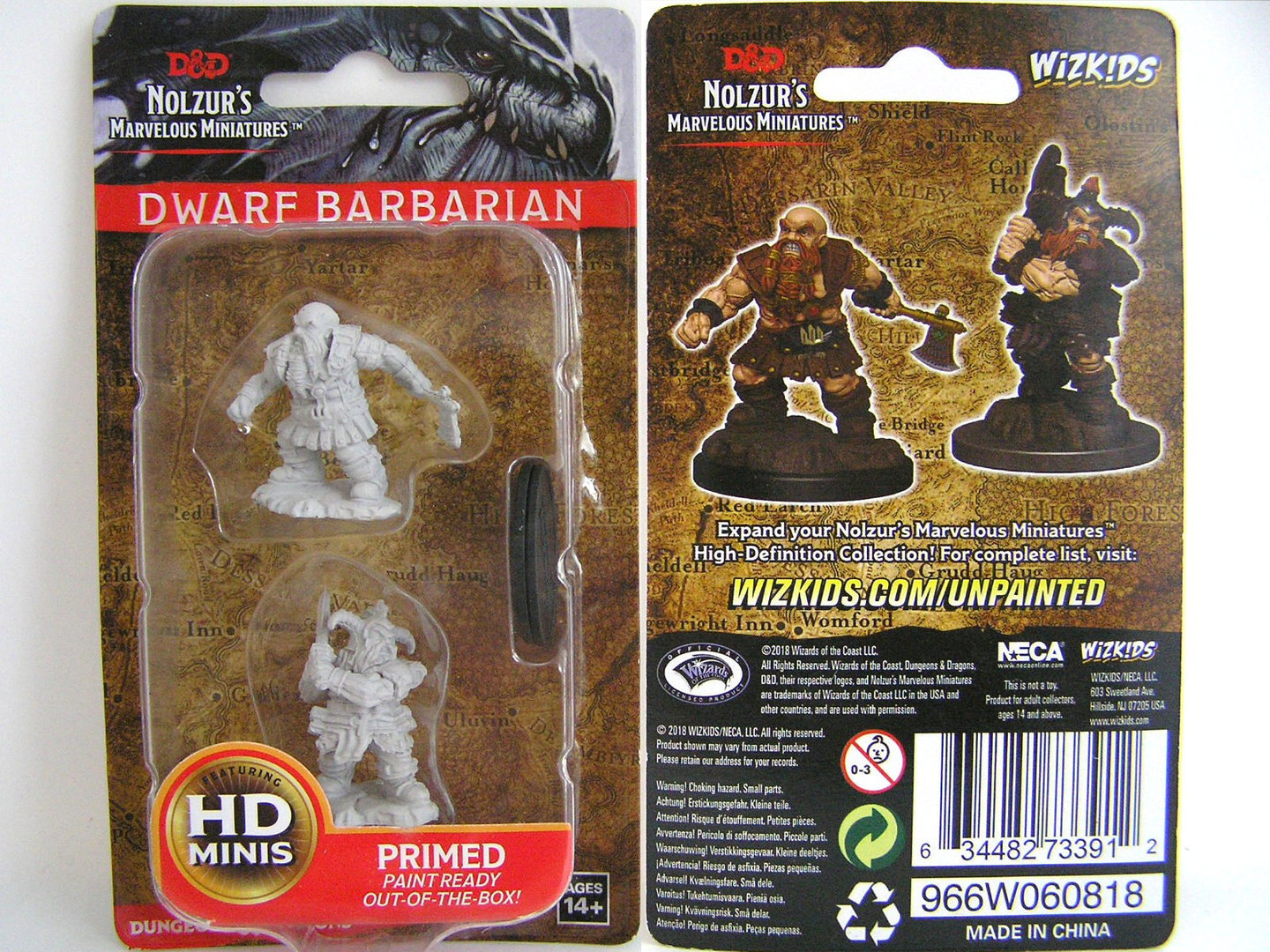 Details about   Male Dwarf Barbarian 2 pack Nolzurs D&D miniature Dungeons Dragons unpainted Z